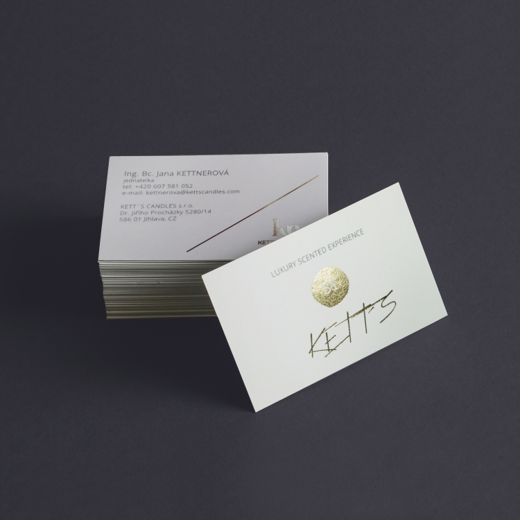 350g mk // soft touch LAMINATION <br /> // DIGITAL METALLIC EMBOSSING