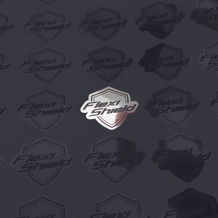 CHROME STICKER WITH UV PRINT