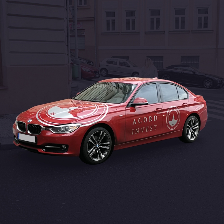 CAR STICKER // <br /> METAL SILVER FOIL