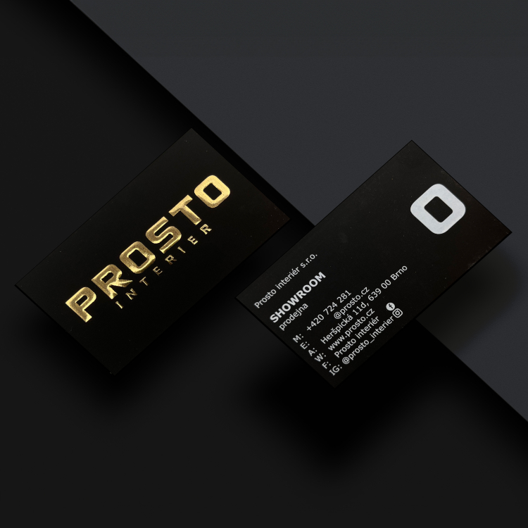 BLACK PAPER 350G <br /> 3D GOLD AND SILVER VARNISH