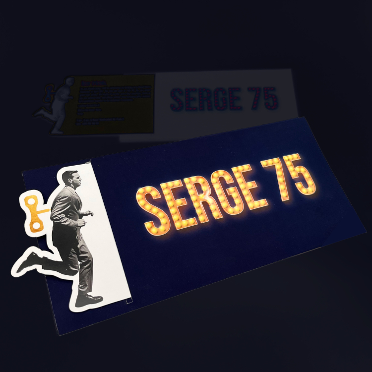 INVITATION WITH POCHETTE // PARTIAL VARNISH 