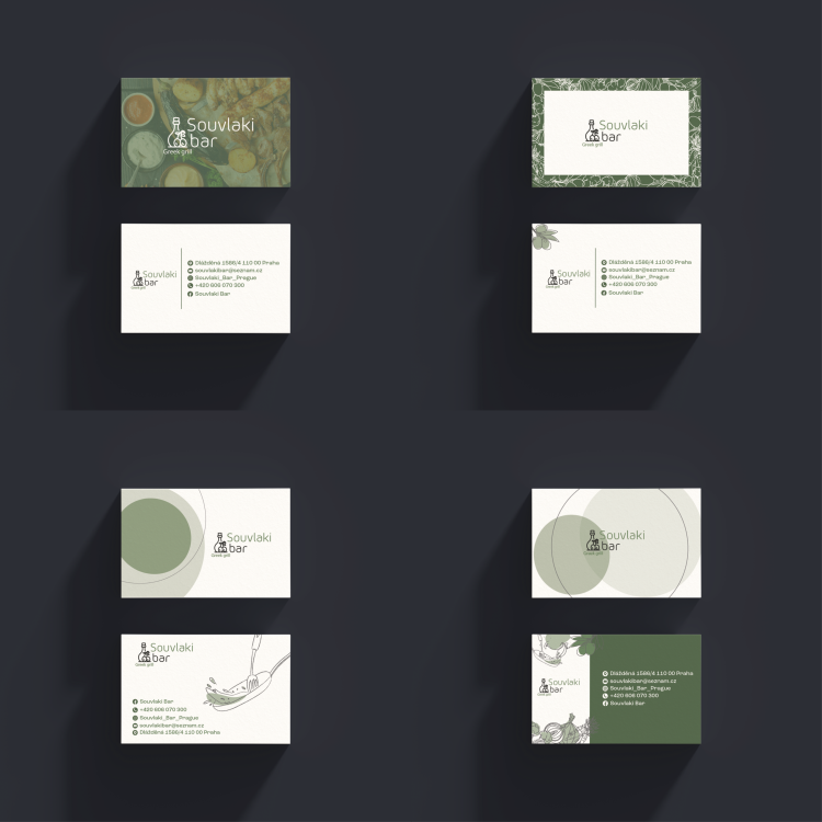 Business card graphic design