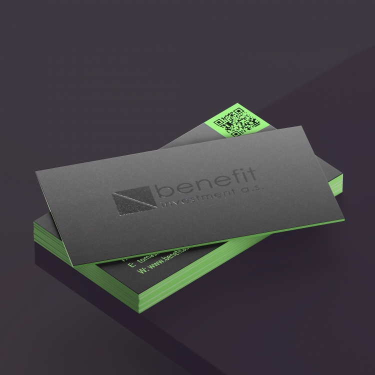  PANTONE PRINT // PARTIAL <br /> VARNISH // COLORED EDGES